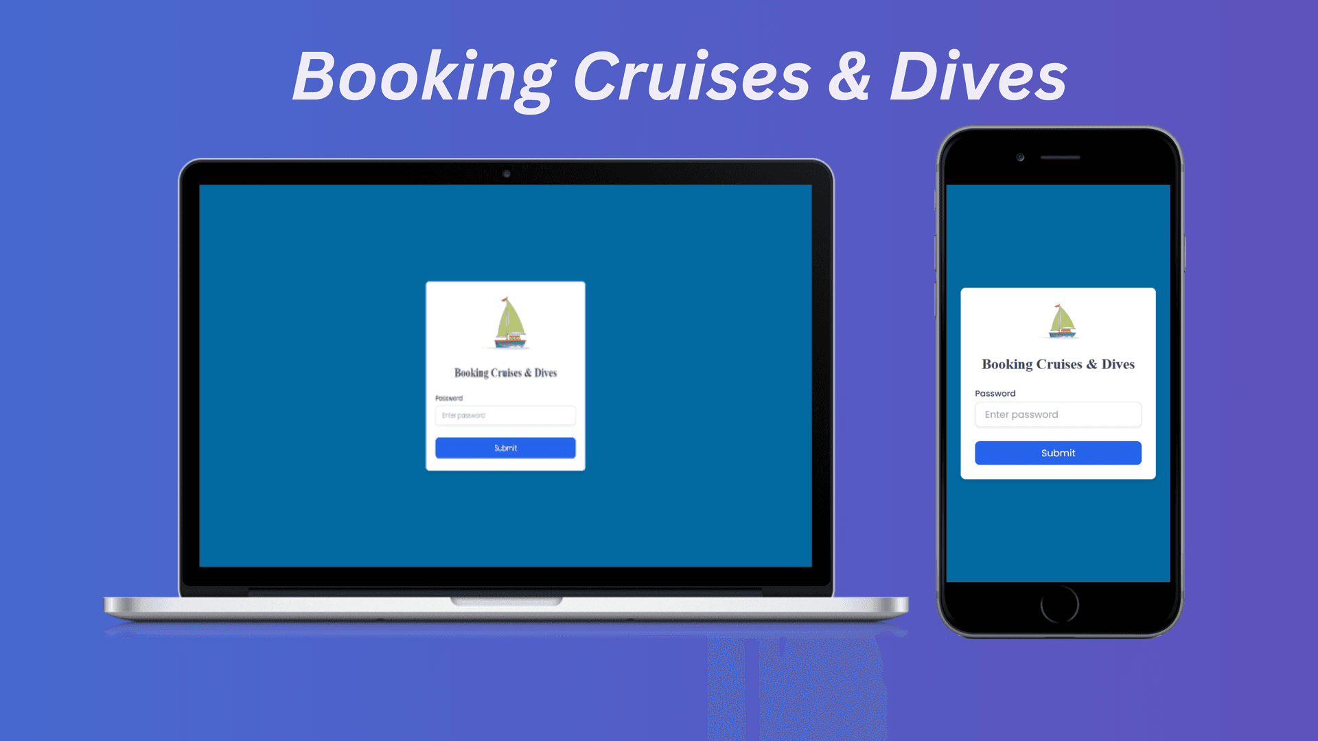 Booking Cruise & Dives — screenshot 1 of full stack web application by Osama Habib