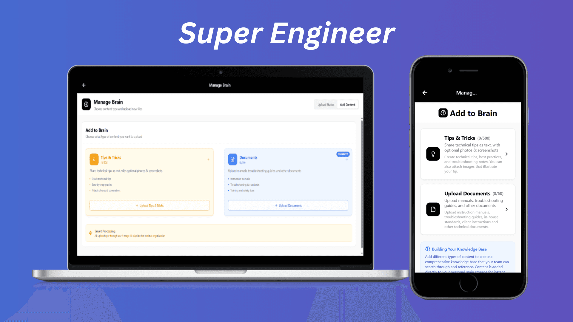 Super Engineer — screenshot 3 of full stack web application by Osama Habib